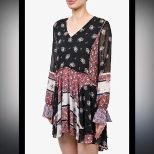 Rebecca Minkoff Floral Patchwork Dress